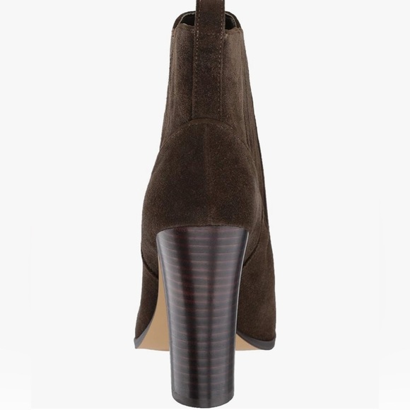 Nine West Women's Crimson Suede Ankle Boot, Dark Green, 8.5 M US - Picture 4 of 13